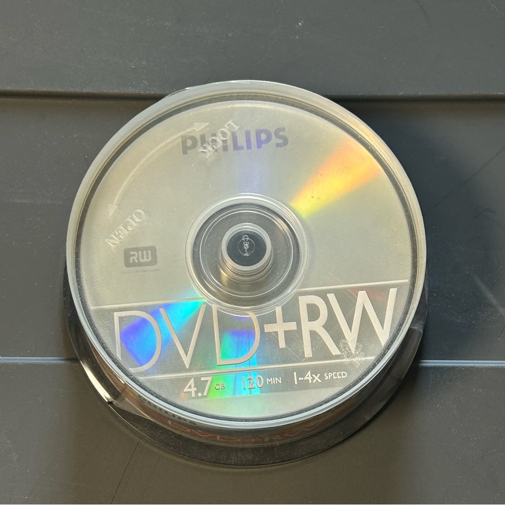 Philips DVD + RW 25 Discs Pack New
